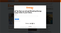 Desktop Screenshot of breakingenergy.com